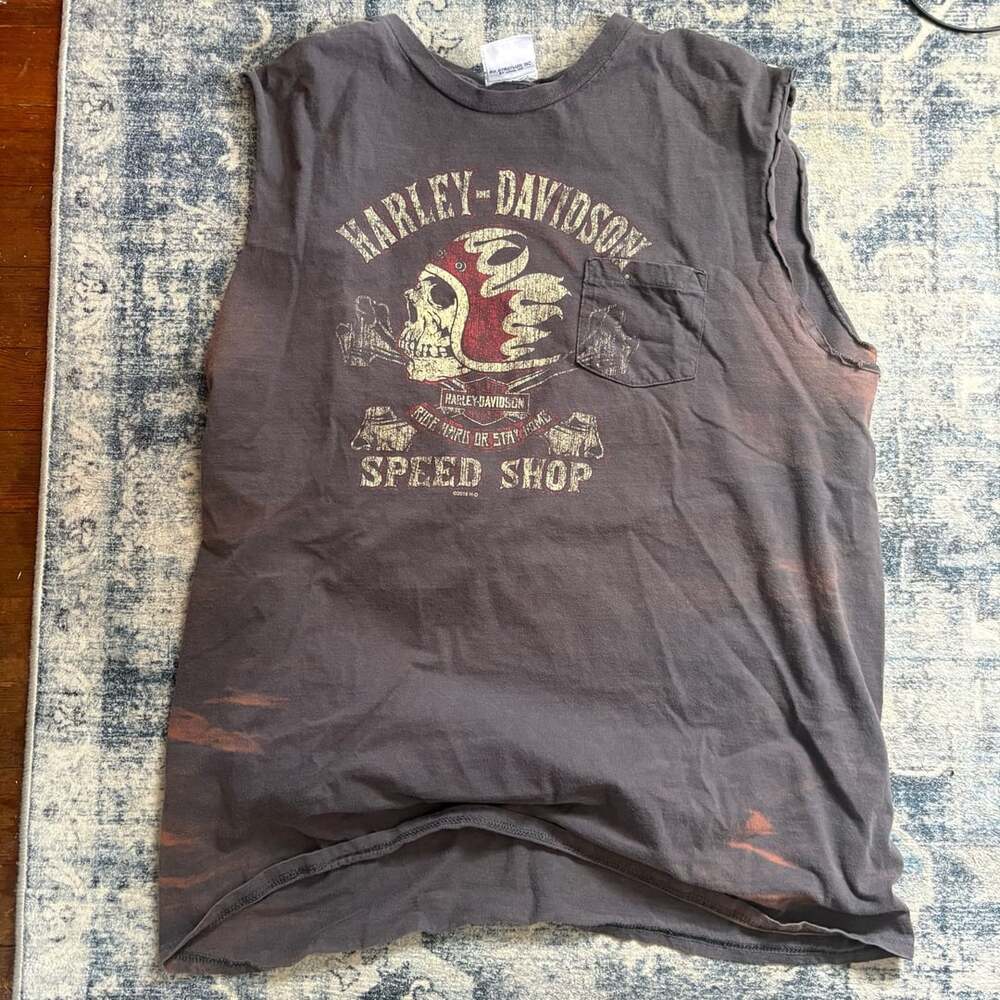 Harley-Davidson Motor City Farmington Hills MI Speed Shop Cutoff Sleeveless Pock